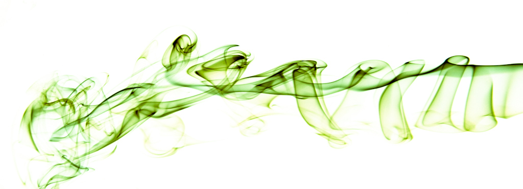 Abstract pattern formed by smoke.